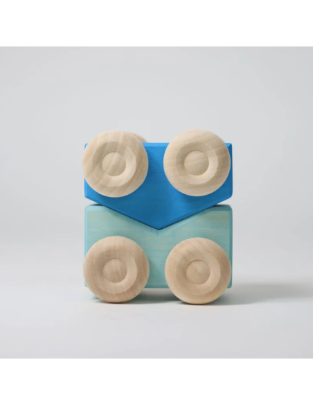 Juego de vehículos Stacking Cars Blue Grimm´s