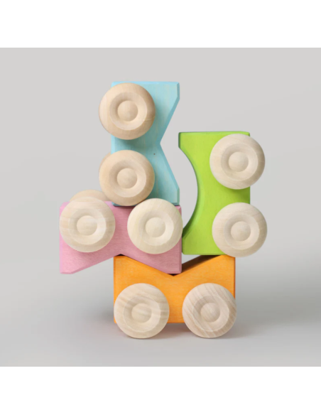 Juego de vehículos Stacking Cars Blue Grimm´s