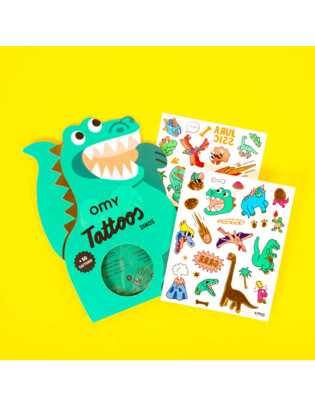 Tatuajes temporales OMY DINO