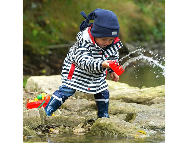 Chaqueta impermeable infantil Playshoes Rayas