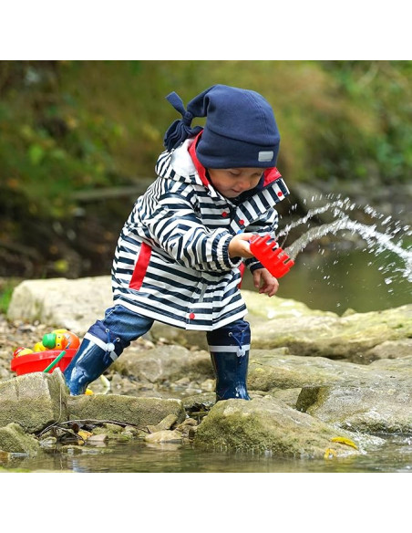 Chaqueta impermeable infantil Playshoes Rayas