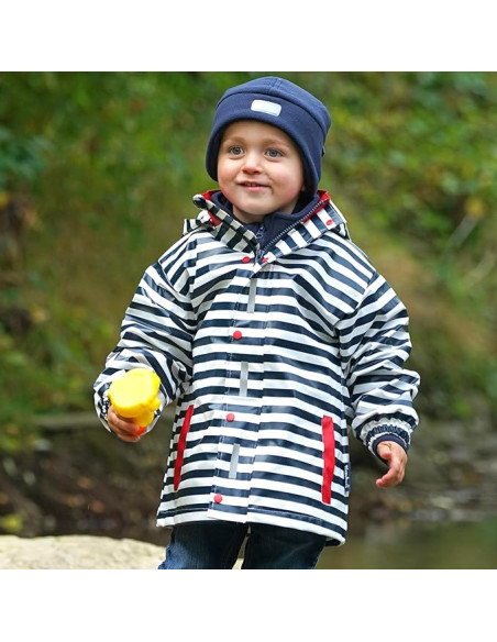 Chaqueta impermeable infantil Playshoes Rayas