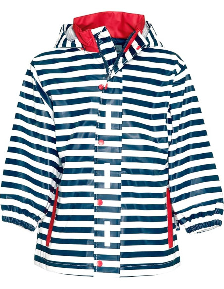 Chaqueta impermeable infantil Playshoes Rayas