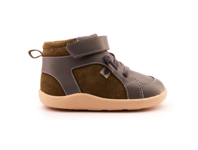 Deportiva Elástico+Velcro WOODFORD Suede Grey...