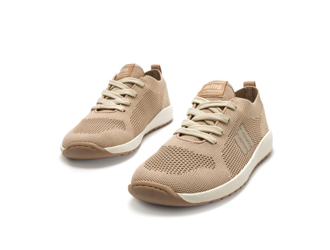 Deportiva barefoot tejida Knit Nude Mustang