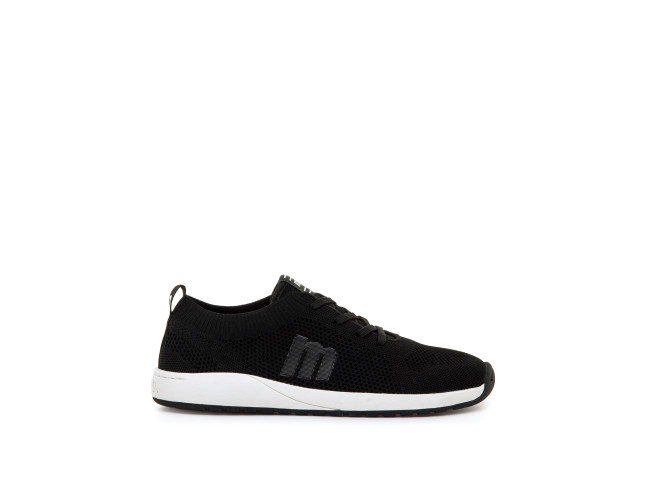 Deportiva barefoot tejida Knit Negro Mustang