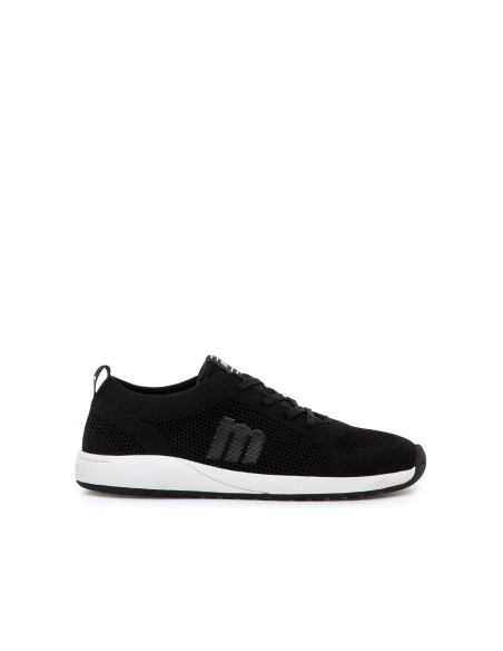 Deportiva barefoot tejida Knit Negro Mustang