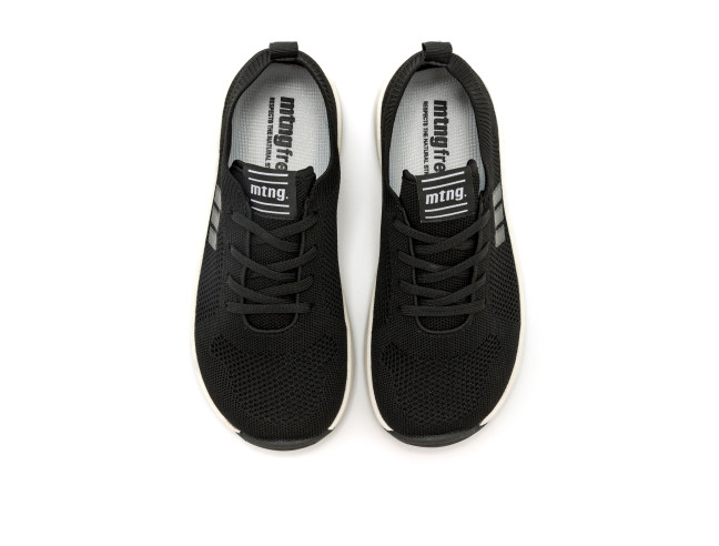 Deportiva barefoot tejida Knit Negro Mustang