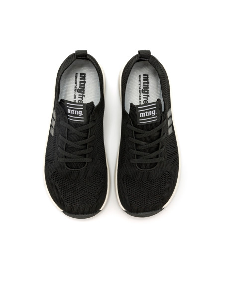 Deportiva barefoot tejida Knit Negro Mustang