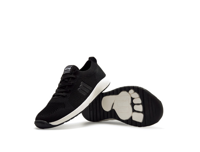 Deportiva barefoot tejida Knit Negro Mustang