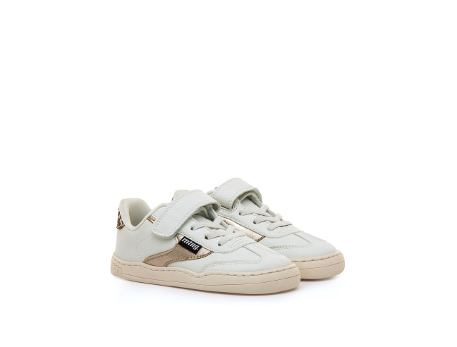 Deportiva barefoot FREE Modern Blanco/Oro...