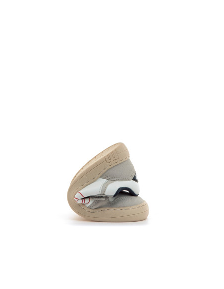 Deportiva barefoot FREE Losfo Blanco/Marino Mustang Free