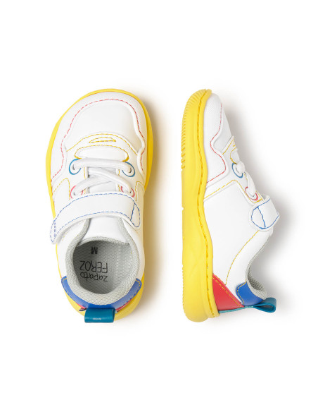 Olocau Rocker Blanco Multicolor Zapato Feroz