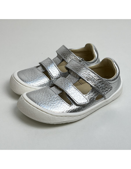 Sandalia respetuosa Flexi NENS 9035-R Piel Plata
