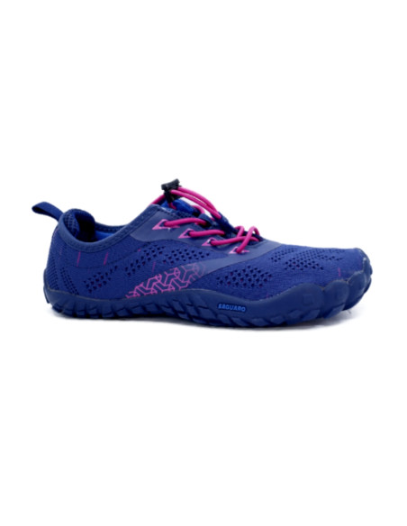 Zapatilla deportiva Saguaro barefoot Kids XZA0117NP Smart I BLUE/ROSA