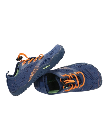 Zapatilla deportiva Saguaro barefoot Kids XZA0117NO Smart I BLUE/NARANJA