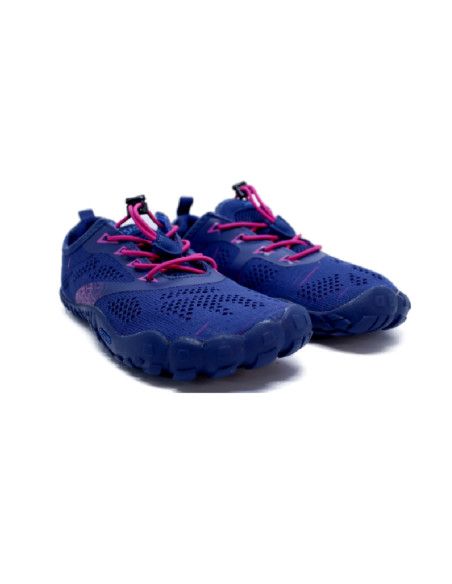 Zapatilla deportiva barefoot Saguaro Adulto XZA052NP smart I Azul/Rosa