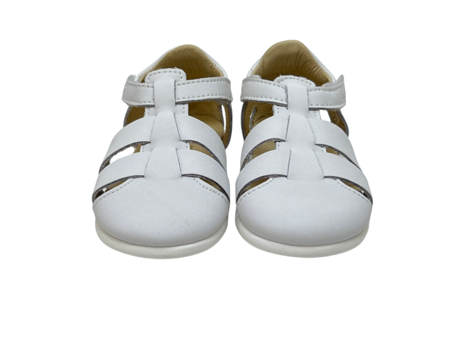 Sandalia respetuosa trenzada Flexi Nens Blanco