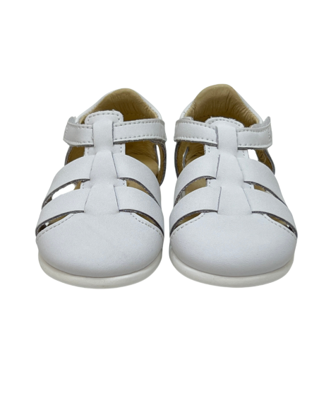 Sandalia respetuosa trenzada Flexi Nens Blanco