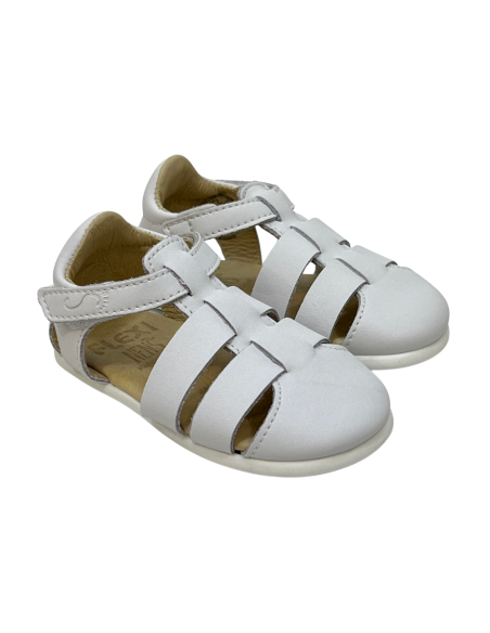 Sandalia respetuosa trenzada Flexi Nens Blanco