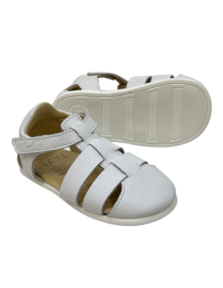 Sandalia respetuosa trenzada Flexi Nens Blanco