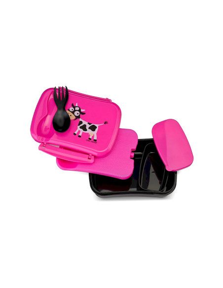 Caja Almuerzo Refrigerante N'ice Box Rosa 300ml