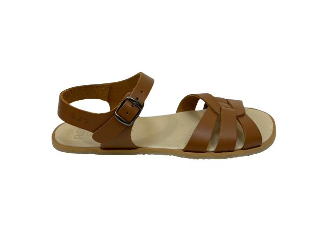 Sandalia barefoot Cruzada Flexi NENS Cuero