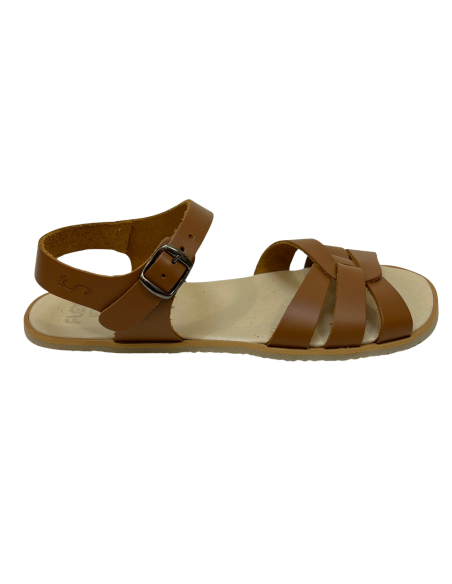 Sandalia barefoot Cruzada Flexi NENS Cuero