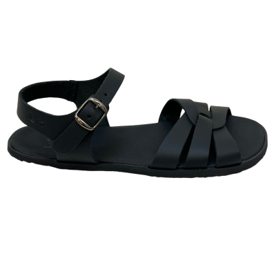 Sandalia barefoot Cruzada Flexi NENS Negro