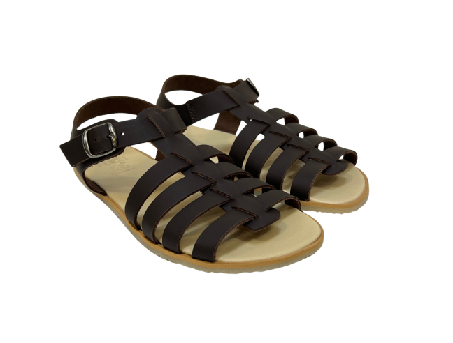 Sandalia barefoot Romana Flexi NENS Marrón