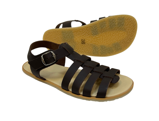 Sandalia barefoot Romana Flexi NENS Marrón