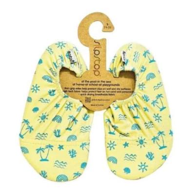Zapatillas antideslizantes infantiles NEON PALMS SlipStop