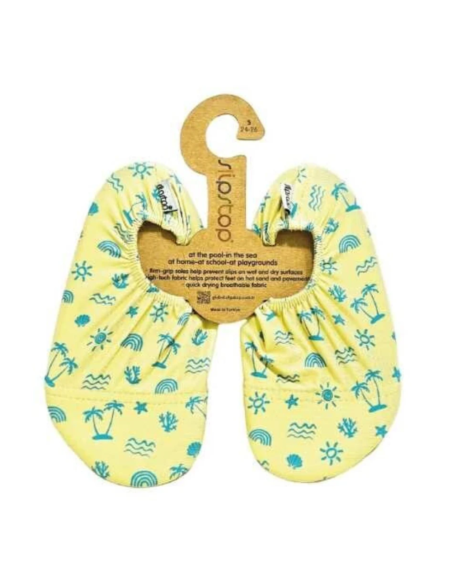 Zapatillas antideslizantes infantiles NEON PALMS SlipStop