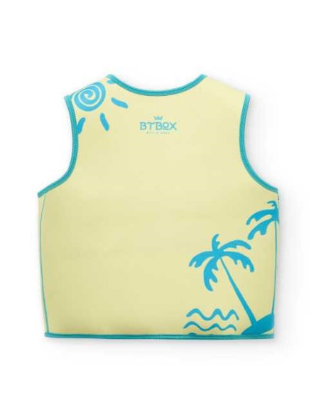 CHALECO FLOTADOR INFANTIL BTBOX NEON PALMS