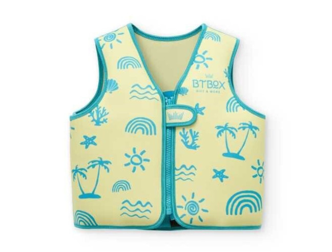 CHALECO FLOTADOR INFANTIL BTBOX NEON PALMS