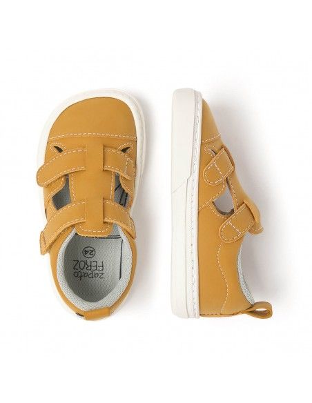 Zapato Feroz Sandalia Jávea Rocker Mostaza Microfibra
