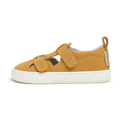 Zapato Feroz Sandalia Jávea Rocker Mostaza Microfibra