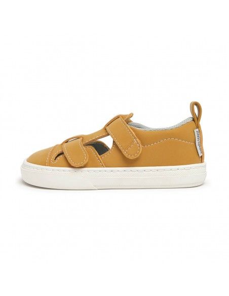 Zapato Feroz Sandalia Jávea Rocker Mostaza Microfibra