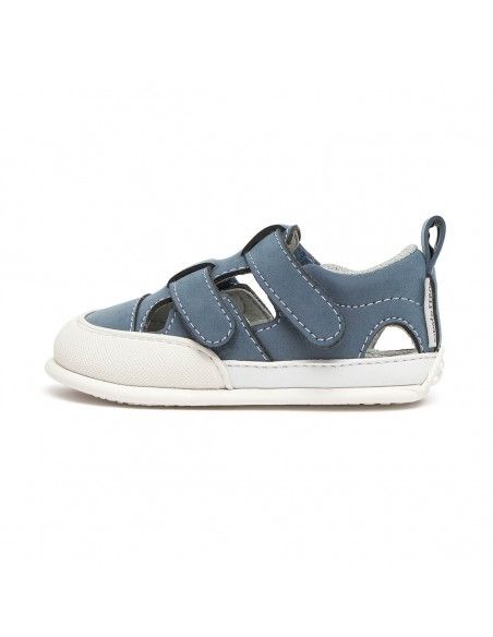 Zapato Feroz Sandalia Jávea Azul Microfibra Serraje