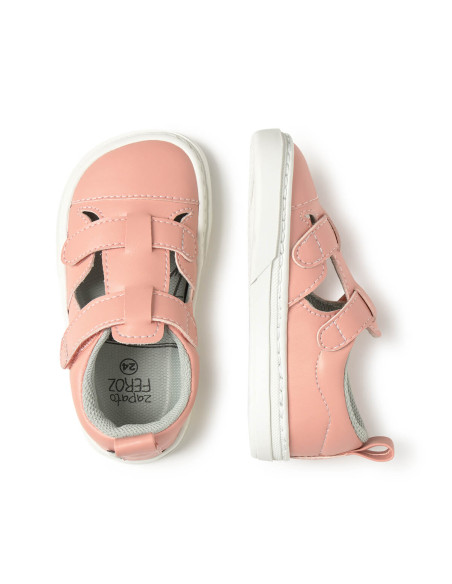 Zapato Feroz Sandalia Jávea Rocker Rosa Microfibra Serraje
