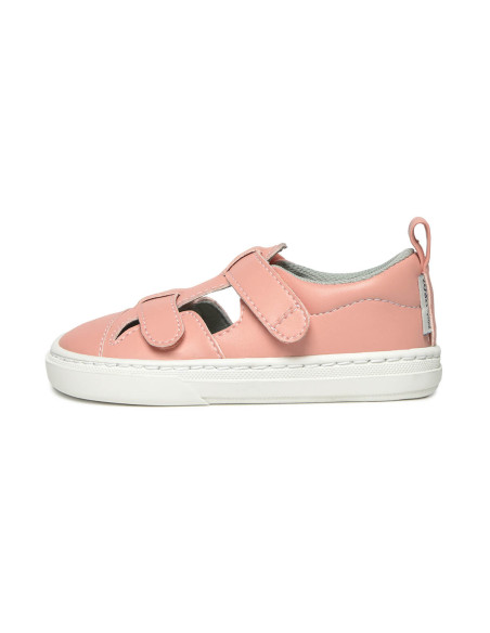 Zapato Feroz Sandalia Jávea Rocker Rosa Microfibra Serraje