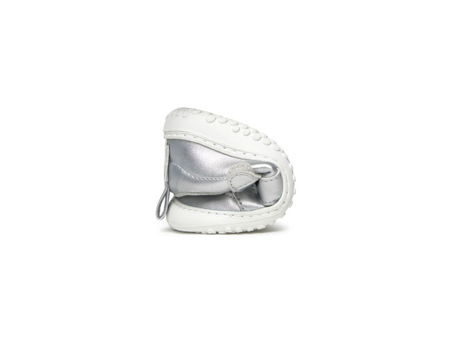 Zapato Feroz Sandalia Irta Rocker Plata Microfibra