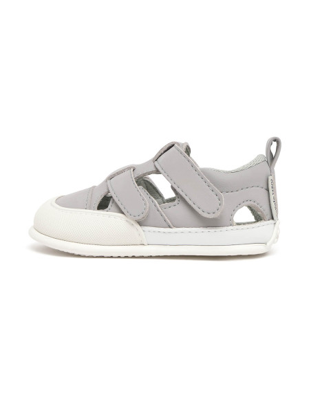Zapato Feroz Sandalia Jávea Gris Microfibra Serraje