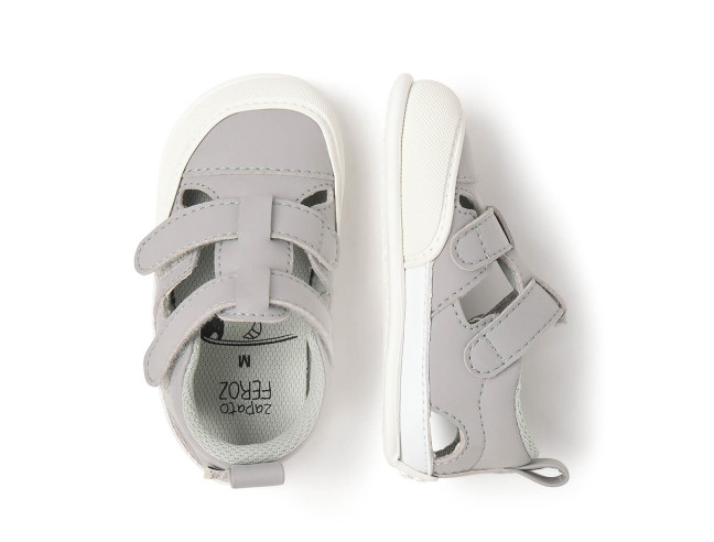 Zapato Feroz Sandalia Jávea Gris Microfibra...