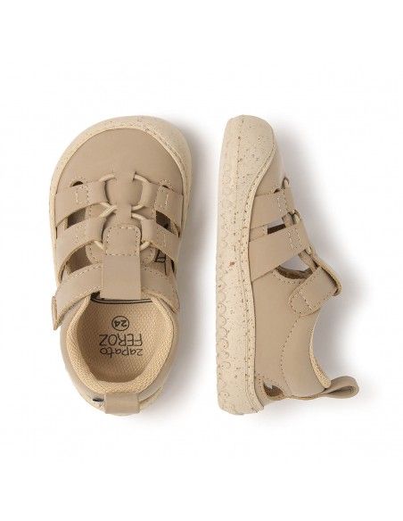 Zapato Feroz Canet Rocker Piedra Microfibra Serraje