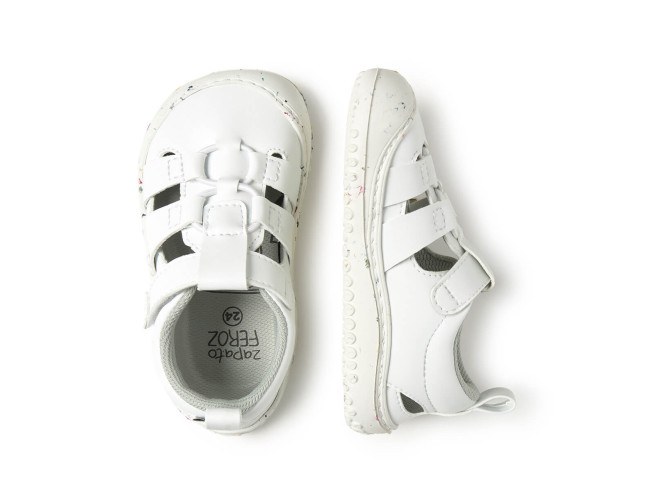 Zapato Feroz Canet Rocker Blanco Microfibra