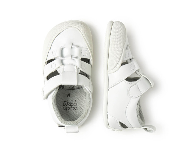 Zapato Feroz Sandalia Canet Blanco Microfibra