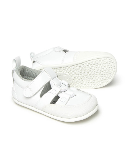 Zapato Feroz Sandalia Canet Blanco Microfibra