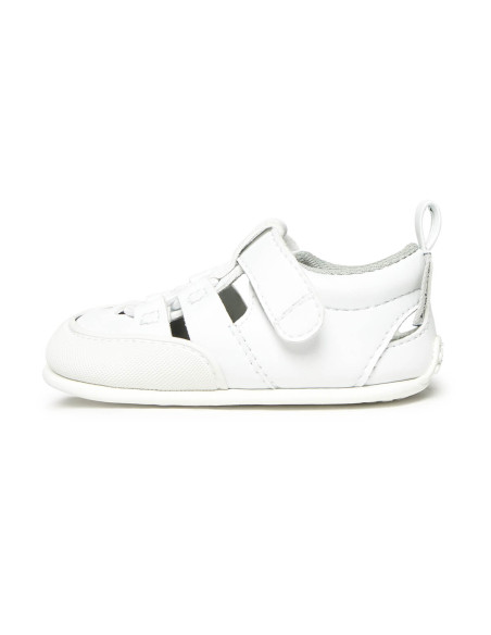 Zapato Feroz Sandalia Canet Blanco Microfibra