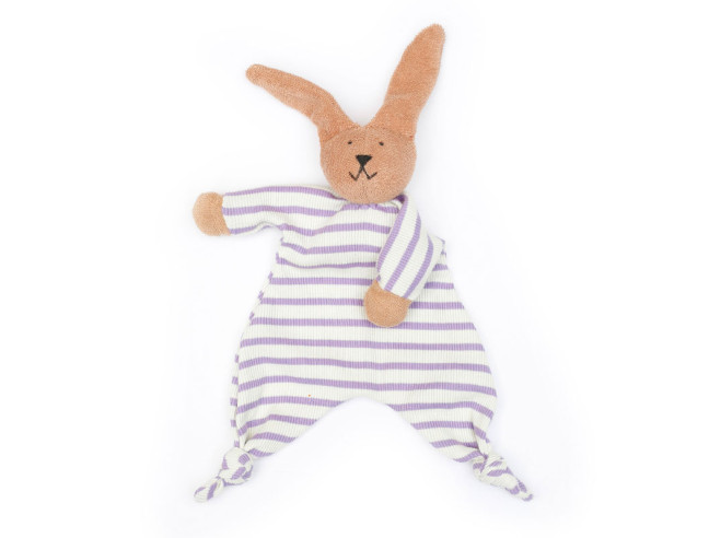 Doudou para bebés Rayas Conejo NANCHEN
